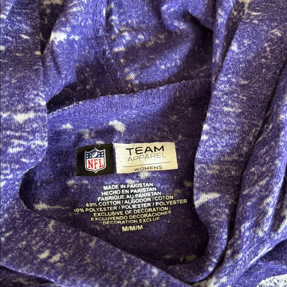 Purple NFL Team Apparel Women's Hoodie